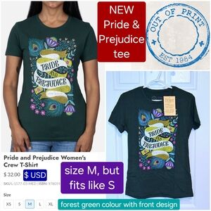 Pride and Prejudice Tee - NWT Women's S/M
